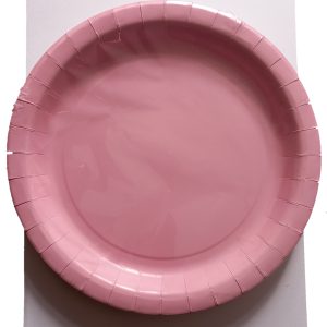 Lovely Pink Paper Plates 9"