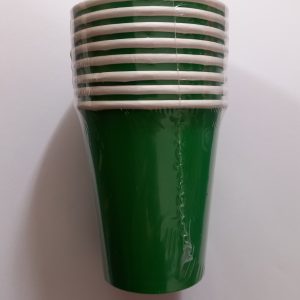 Emerald Green Paper Cups 9oz