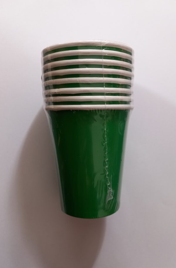 Emerald Green Paper Cups 9oz