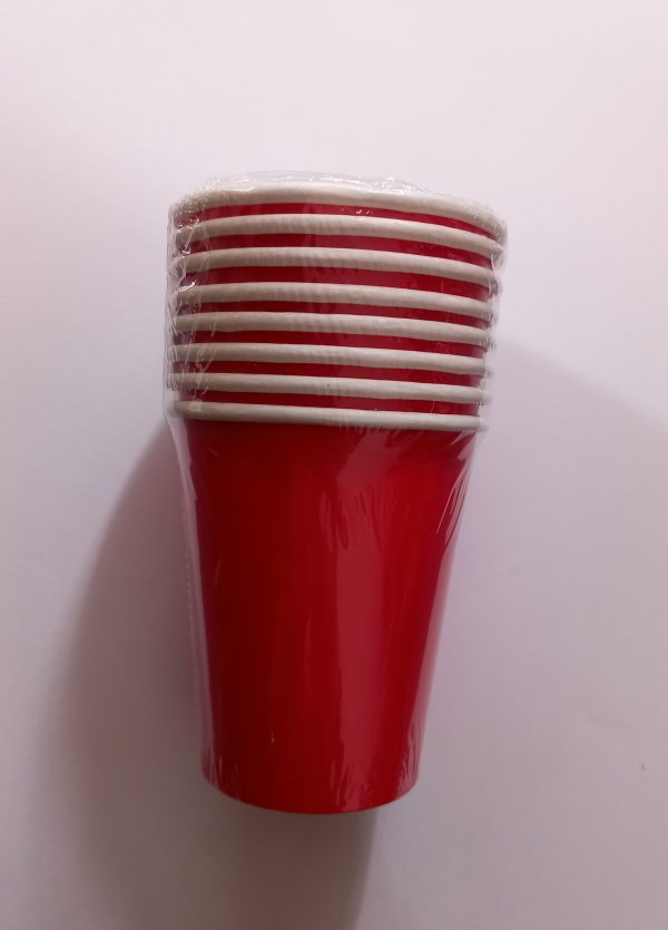 Ruby Red Paper Cups 9oz