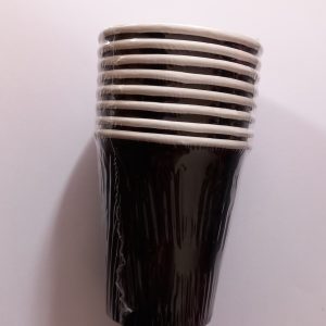 Midnight Black Paper Cups 9oz