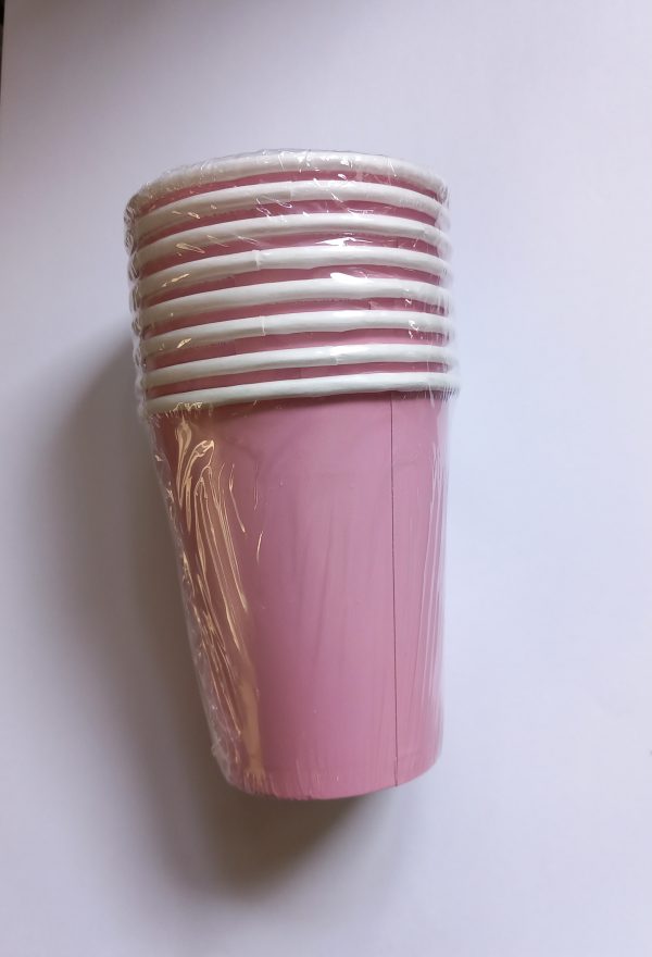 Lovely Pink Paper Cups 9oz