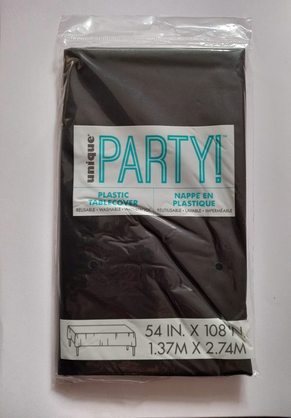 Black Rectangle Tablecover
