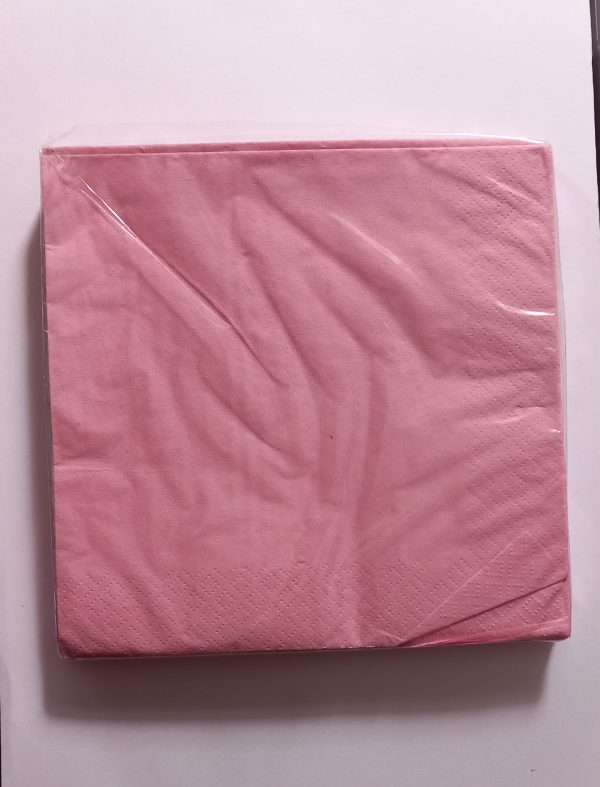 Lovely Pink Lunch Napkins