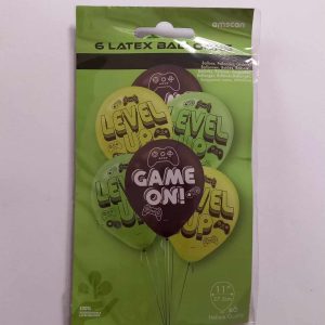Level Up 11" Latex Balloons 6PK
