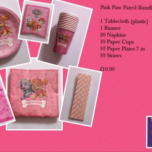 Paw Patrol Pink Party Pack (Special Offer)