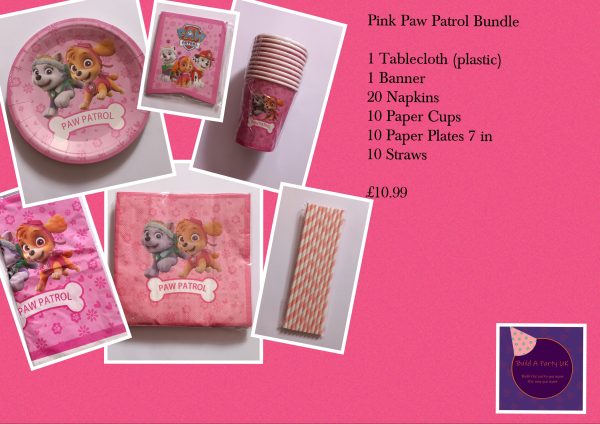 Paw Patrol Pink Party Pack (Special Offer)