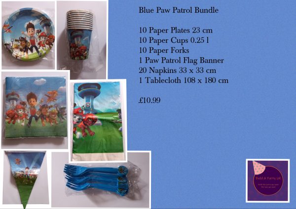 Paw Patrol Blue Party Pack (Special Offer)